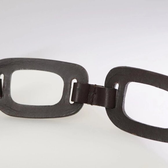 GUCCI Shoulder Bag Nylon Brown Gold Auth bs20545 - Picture 9 of 16